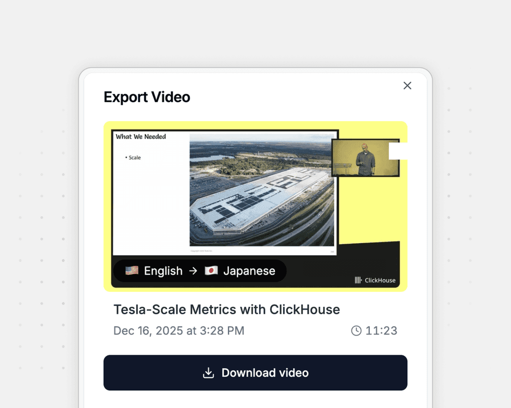 Exportez des vidéos prêtes à publier